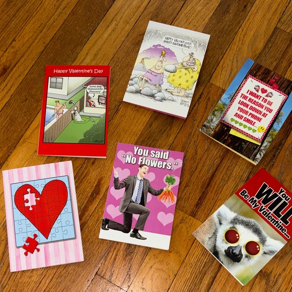 Other - 6 Assorted Valentine's Day Greeting Cards